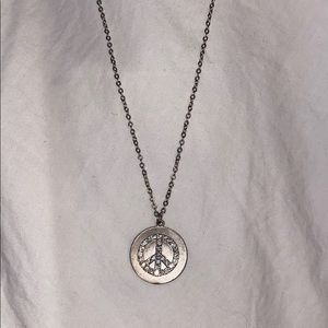 Peace Sign Necklace